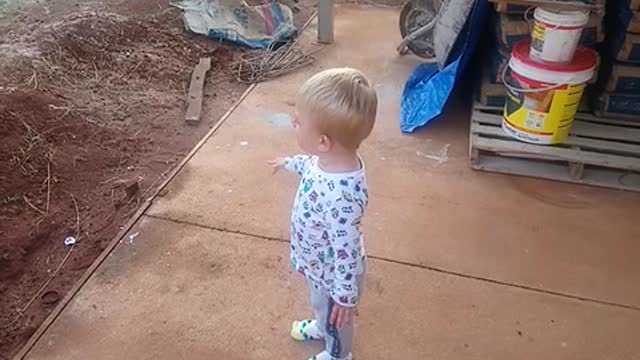 BABY TALKING ABOUT HOUSE CONSTRUCTION