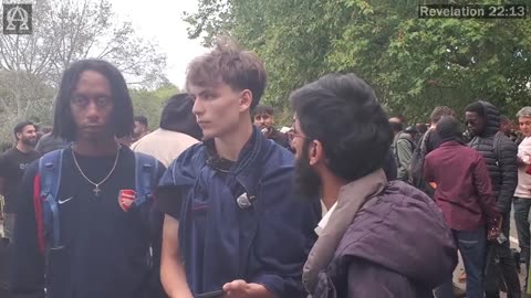 Speakers Corner_Arrogant Muslim Gets Put In His Place By Young Orthodox Christian_Doesn't Want Truth