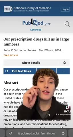 In Reality, the #1 cause of death in America and the western world is Big Pharma...