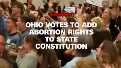 Ohio Liberals celebrate Abortion win.