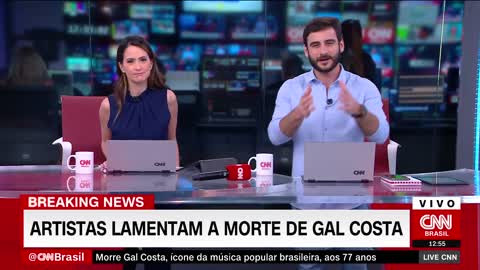 Maria Bethânia lamenta a morte de Gal Costa | LIVE CNN