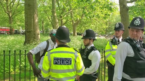 Speakers Corner - A Man Tries To Grab Dr Banda's Flag As He Was On The Ladder, P