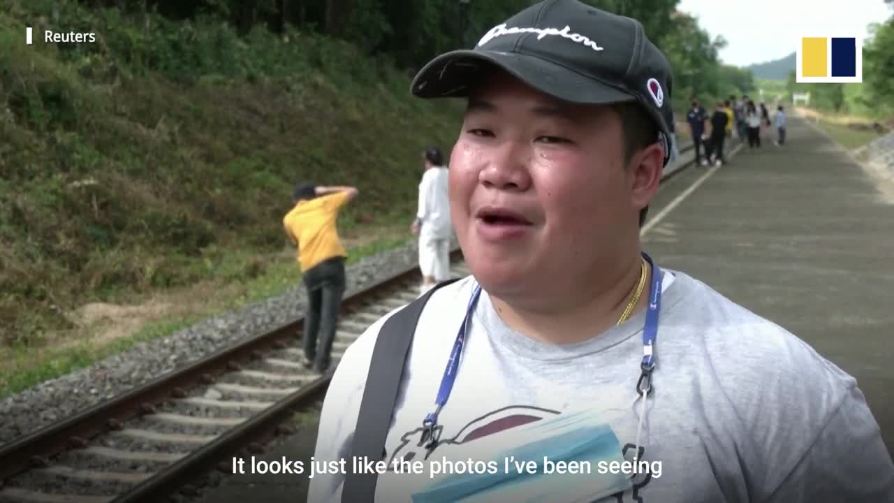 Thailand’s ‘floating train’ attracts flocks of tourists in post-monsoon season