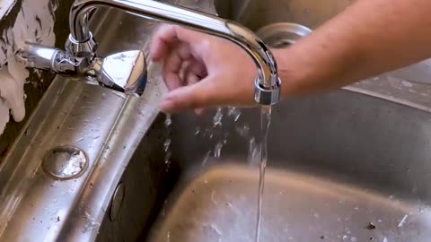 Repairing kitchen faucet step-by-step 😯👏