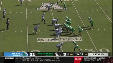 North Texas vs Tulane 26/10/24