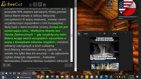 2 grudnia 2022🔴Amerykanie ostrzegali, że „czas pomyśleć o konsekwencjach” w przededniu Armagedonu🔴