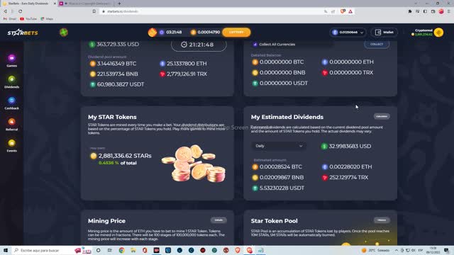 ETH AND STAR EVENT STARBETS 09-12--22