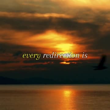 Redirection- Let Things Come and Go