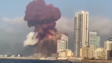 Massive explosion in Beirut (3 videos)