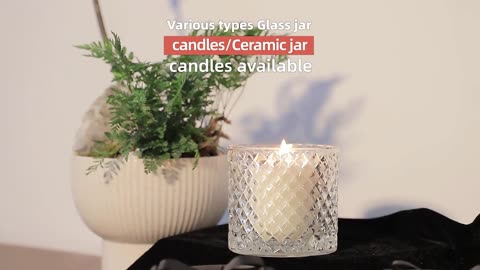 Beautiful candles showing
