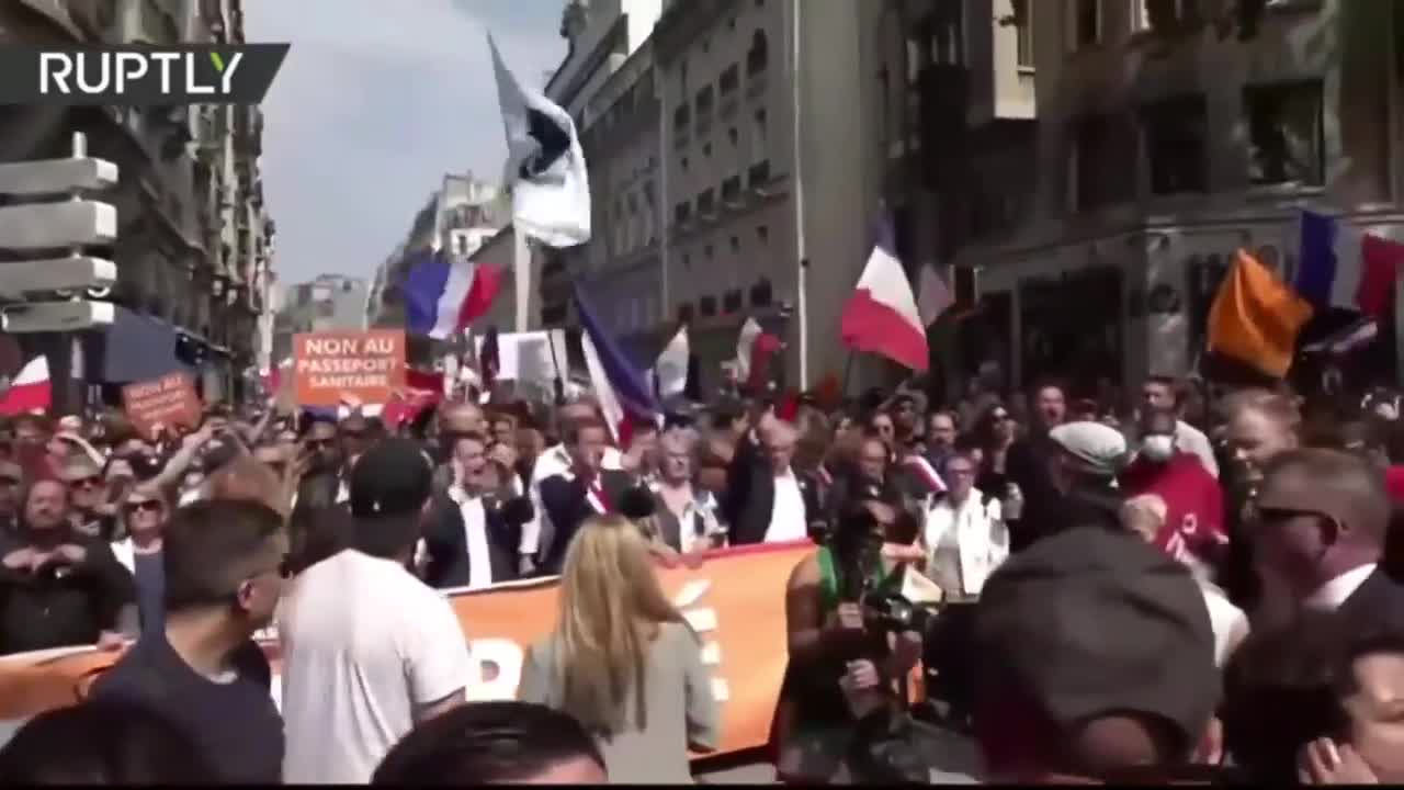 Huge French Protests! Anti-Tyranny, Pro-Freedom Rallies ALL Across France!