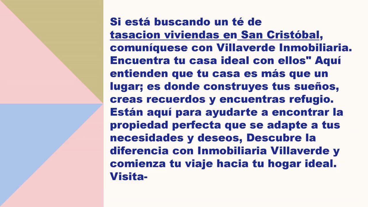 El mejor tasacion viviendas en San Cristóbal