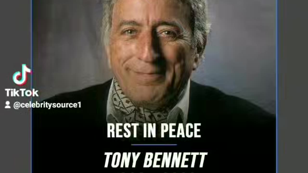 Rip to music legend Tony Bennett 🕊🙏