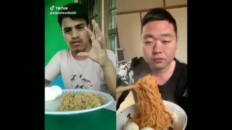 Funny Food Challange On TikTok | Who will win INDIA Vs CHINA | Be Me Stick