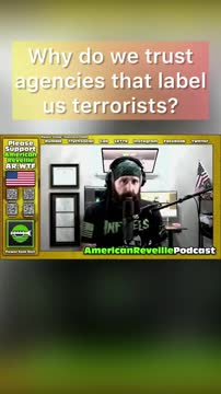 Ask yourself. Are you stupid? Why would we trust #agencies calling citizens #terrorists?!