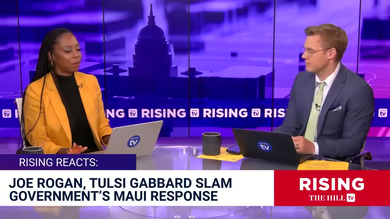 Tulsi Gabbard, Joe Rogan DESTROY Biden's Maui Response: Island Should 'CALL ITSELF UKRAINE' For $$$