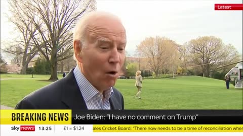 Biden Is Silent On Trump Indictment