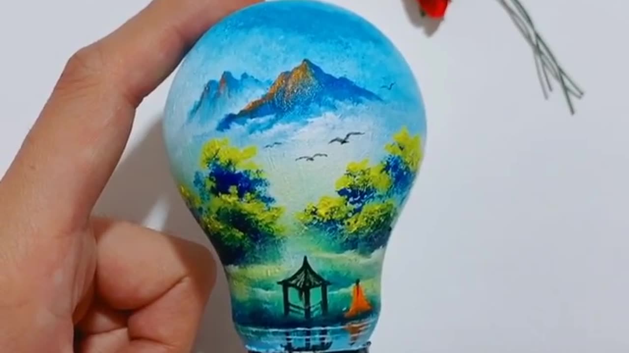 Art on a bulb