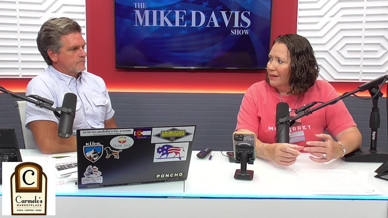 Happy Monday, Mike Davis & Producer Amanda from the new computer "This Evening."