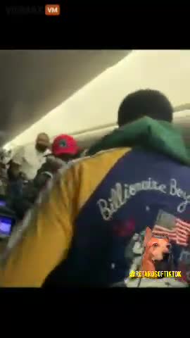 Stewardess gets punched in the face