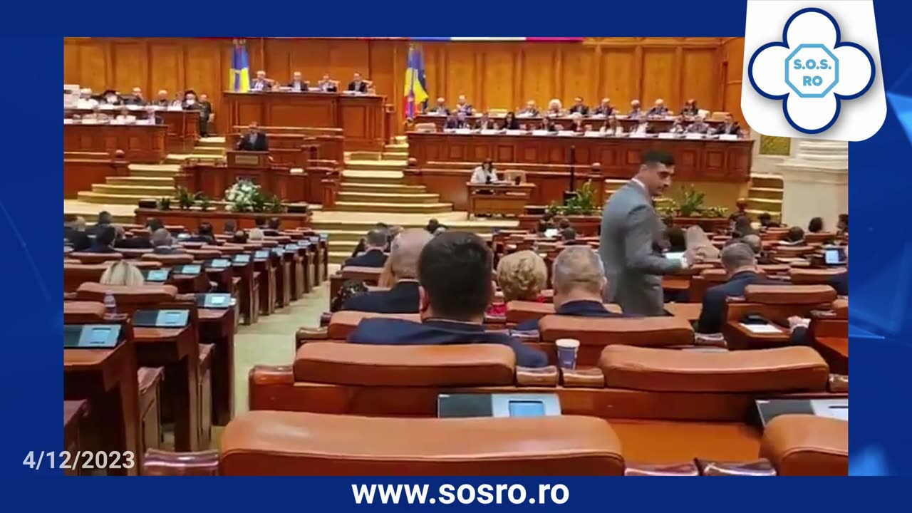 2023/12/04 Diana Iovanovici-Șoșoacă LIVE din Parlamentul României