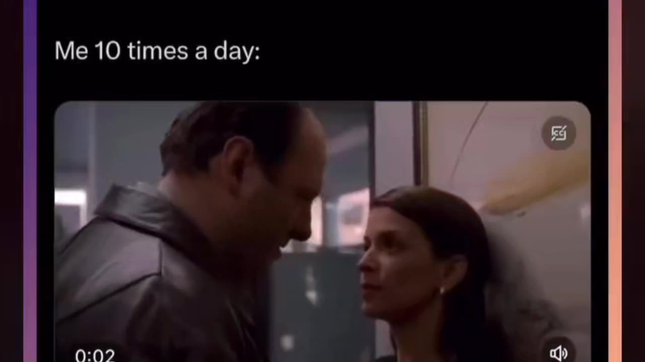 Tony Soprano talking about relations