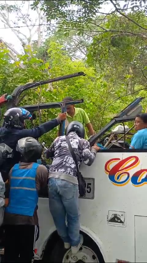 Accidente de bus en Turbaco