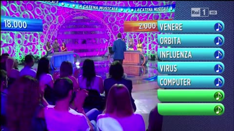 RAIUNO - Reazione A Catena-La Catena Musicale (09/07/2016)