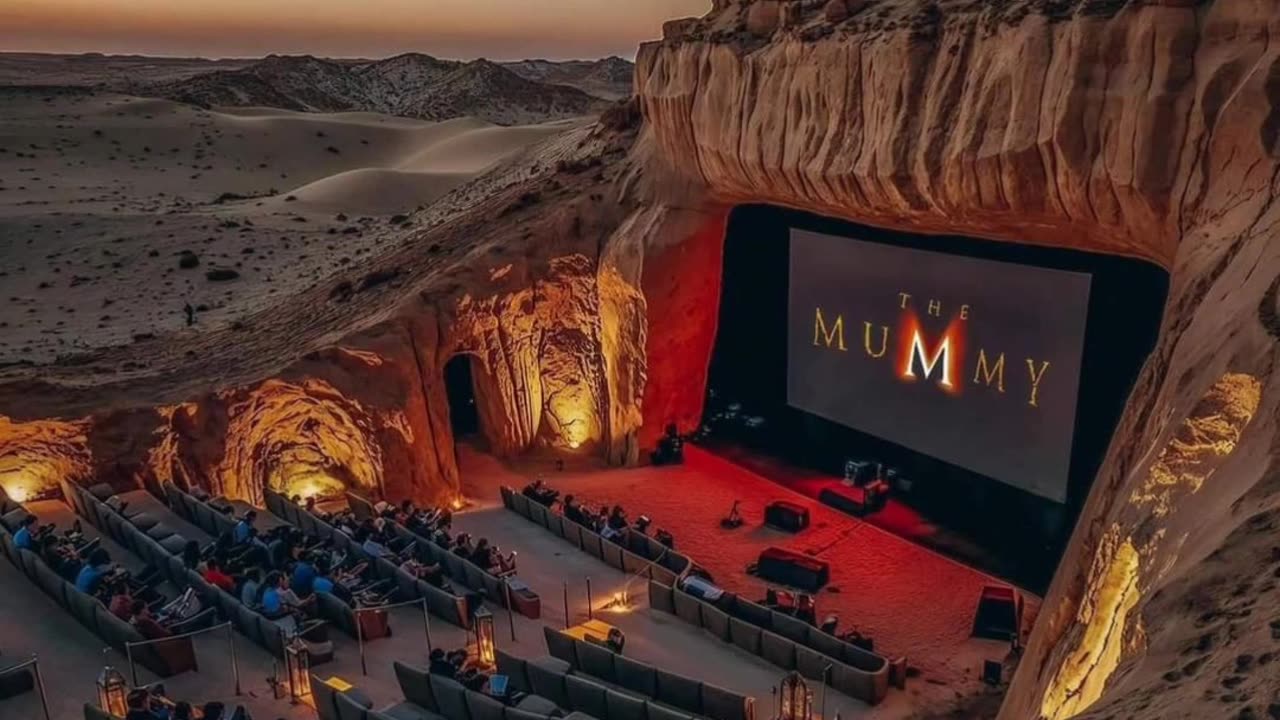 Wow The Mummy outdoor Theater in EGYPT.