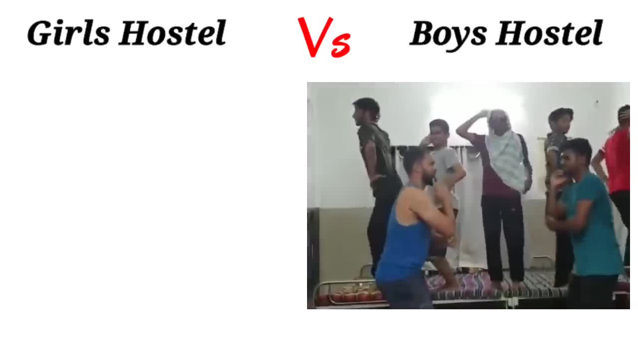 Girls hostel Vs boys hostel dance