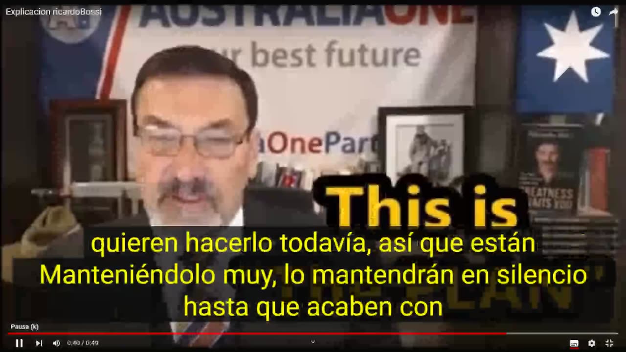 Coronel Bossi, líder patriota en Australia, explica lo poco que queda para acabar con el Deep State