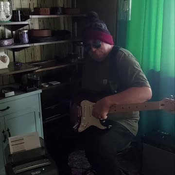 Guitarist Shredding.