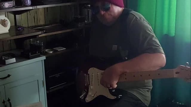 Guitarist Shredding.