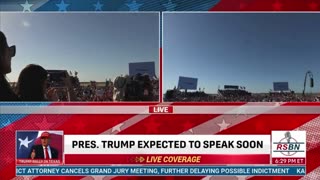 BREAKING: President Trump does an INCREDIBLE flyover over