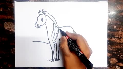 zebra drawing for kids // Easy Drawing