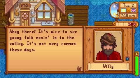 Willy's Introduction - Stardew Valley Characters #17