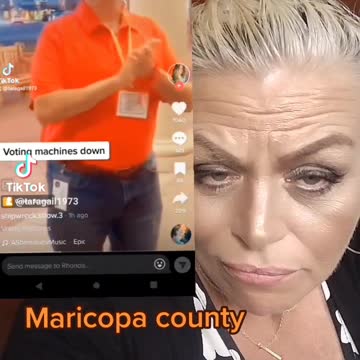 Maricopa county and other counties in Arizona 20% of voting machines or malfunctioning