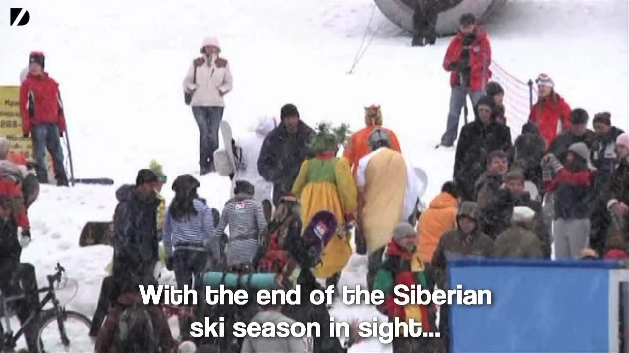 Crazy Siberian Skiing Skills