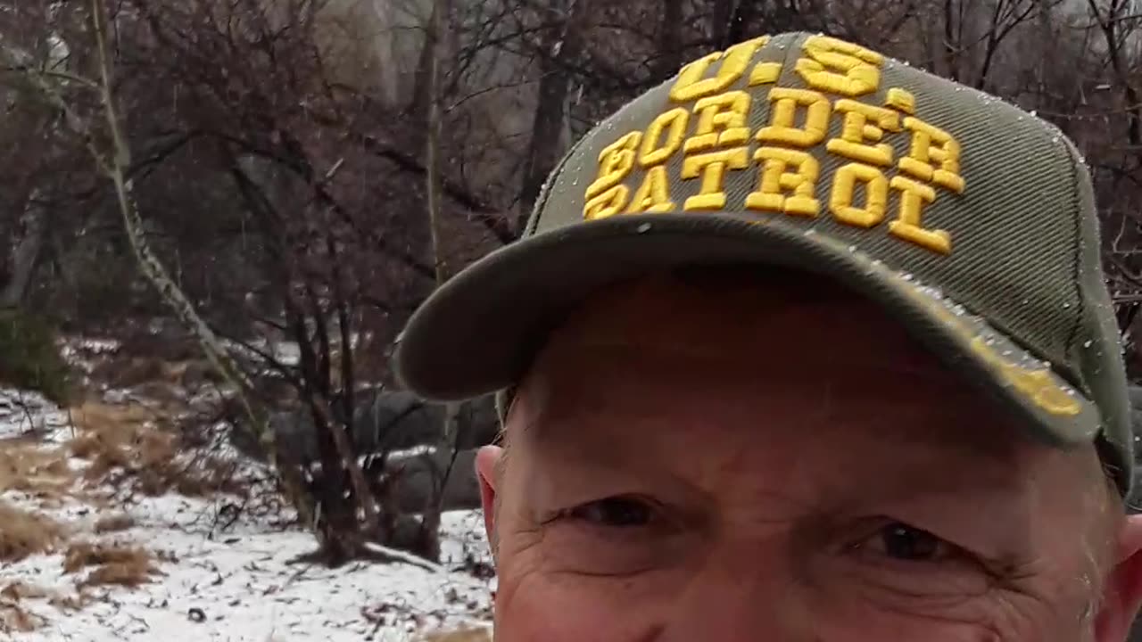 JESUS MY LORD is the message of the day, even a snowy hike in Arizona 23