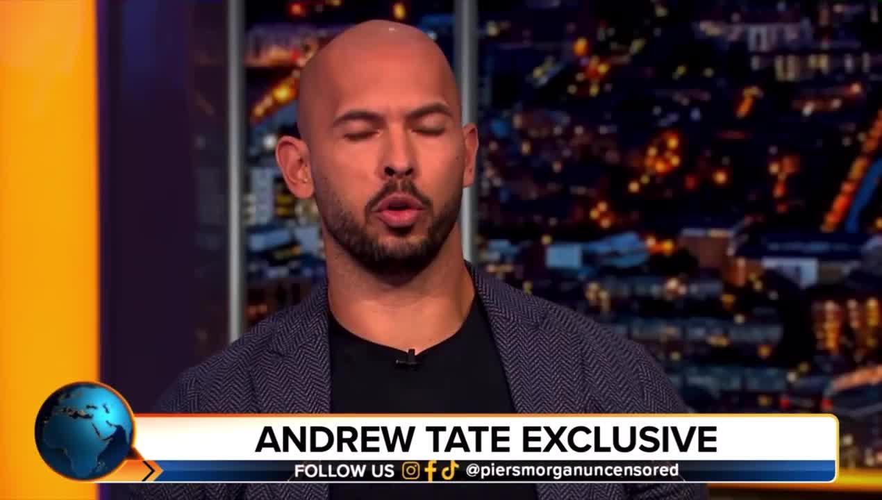 Andrew Tate Calls Piers Morgan A HYPOCRITE