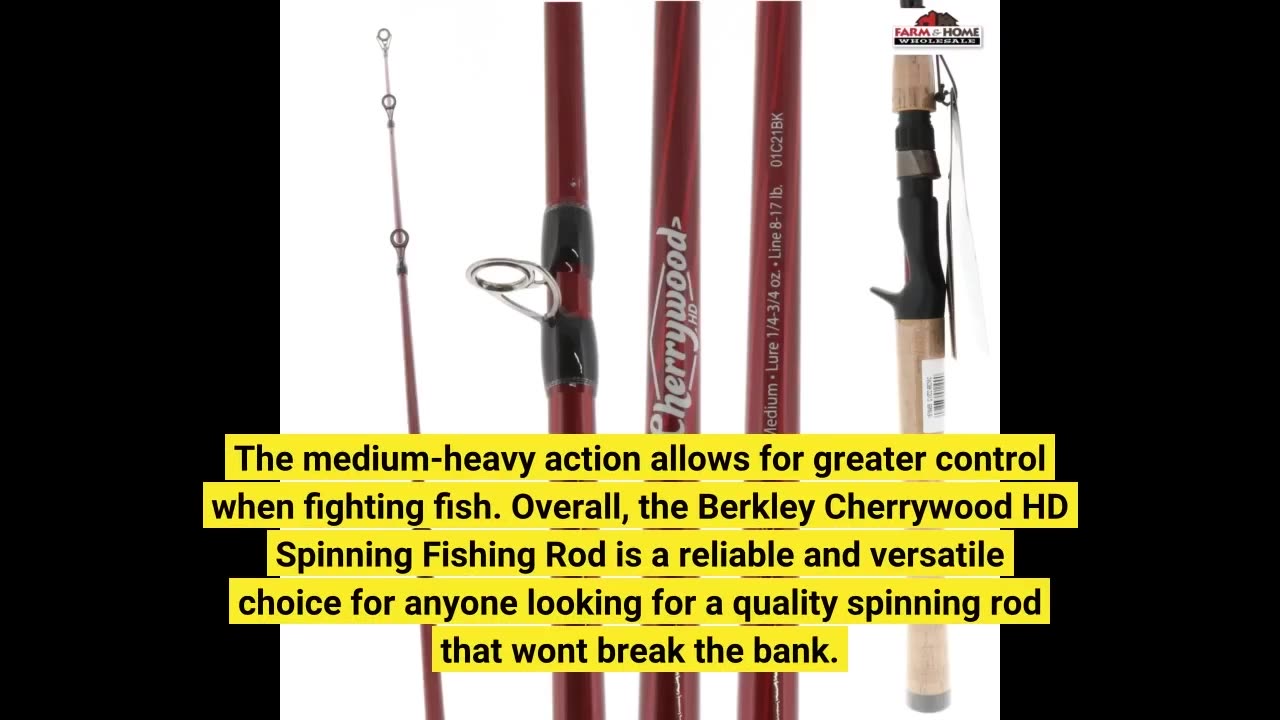 Buyer Reviews: Berkley Cherrywood HD Spinning Fishing Rods