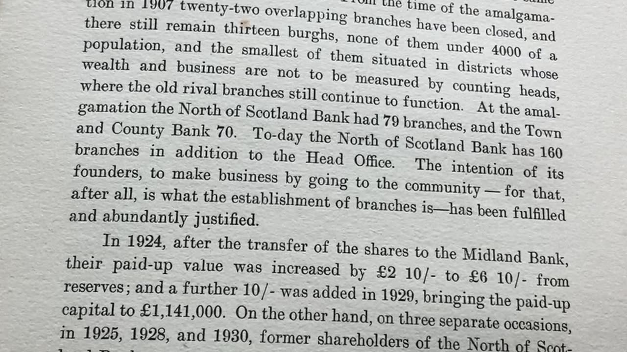North of Scotland bank Centenary