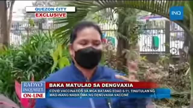 THIS MOTHER TEARS ASKING OF PHILIPPINES HEALTH SECRETARY TO NOT VACCINE THE AGE 5 UP.Y