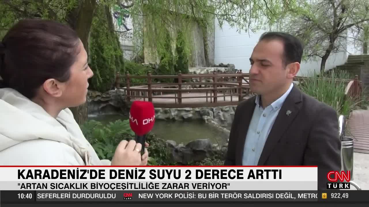 Karadeniz'in suyu ısınıyor. Sonuçlarını Doç. Dr. Ertuğrul Ağırbaş ile CNN Türk'te konuştuk.