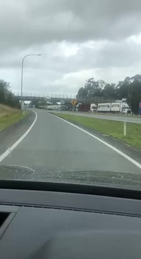 Truckie blockades in Australia Sept. 3 2021