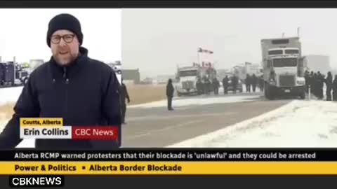 Of course the RCMP let the CBC right with them.