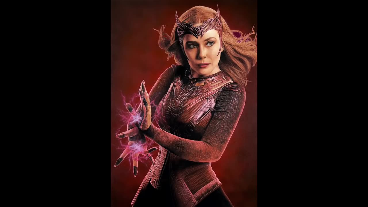 Drawing Scarlet Witch - Time-lapse | Artology