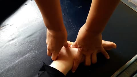 Massage feet in an exciting way