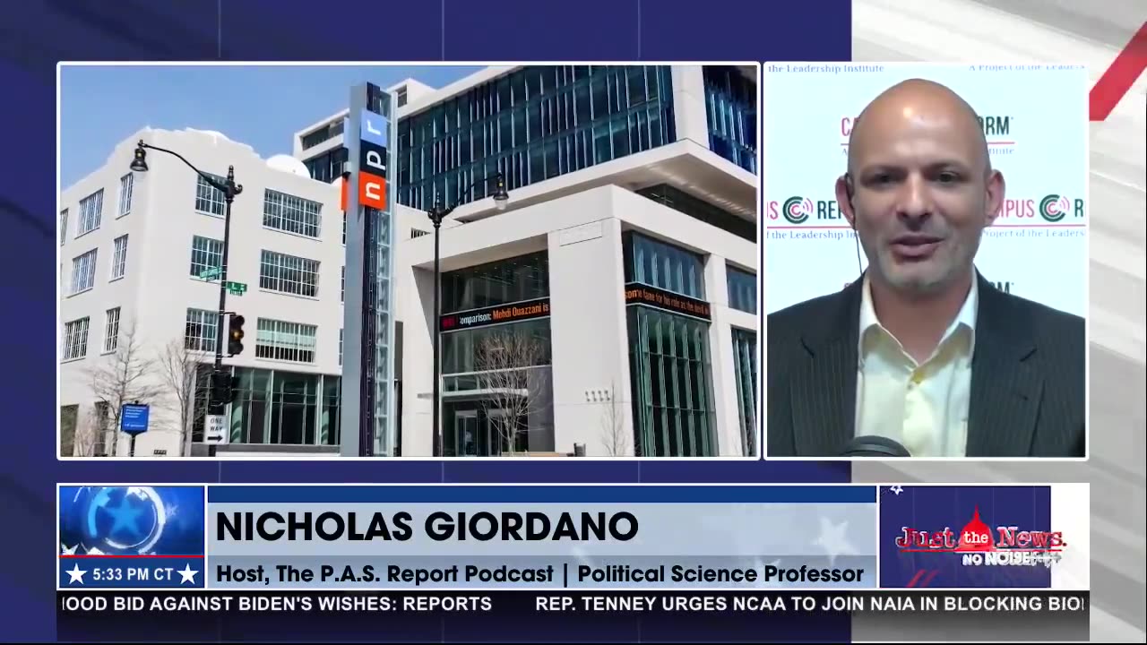Nicholas Giordano: Firing of veteran NPR editor over essay represents broader societal problem