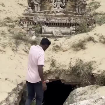 Hindu Temple Buried In Sand
